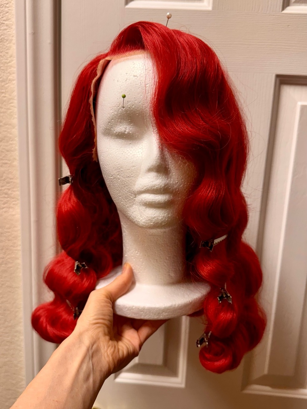 Red JESSICA RABBIT Vintage Wave Synthetic Prestyled Wig for Women